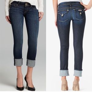 Hudson Ginny Crop Straight Leg With Cuff Size 28